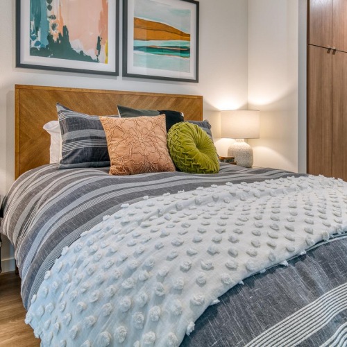 bedroom with private bathroom